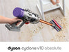 Dyson V10 Absolute – Aspirateur balai Cuivre et Gris 525 W