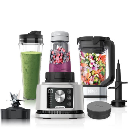 Ninja Foodi Power Nutri CB350EU – Blender 3-en-1 1200 W Gris et Noir