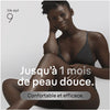 Braun Silk-épil 9 SES9-030 Épilateur électrique rechargeable étanche 40 pincettes lumière Smart Touch blanc argent usage femme