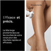 Braun Silk-épil 9 SES9-030 Épilateur électrique rechargeable étanche 40 pincettes lumière Smart Touch blanc argent usage femme