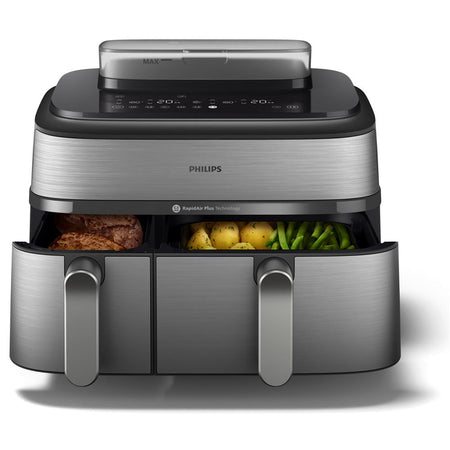 Philips Airfryer NA555/00 Série 5000 – Friteuse sans huile Inox 2750 W