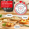 Moulinex CE9828F0 Cookeo Infinity – Multicuiseur Air fryer Noir 1600 W