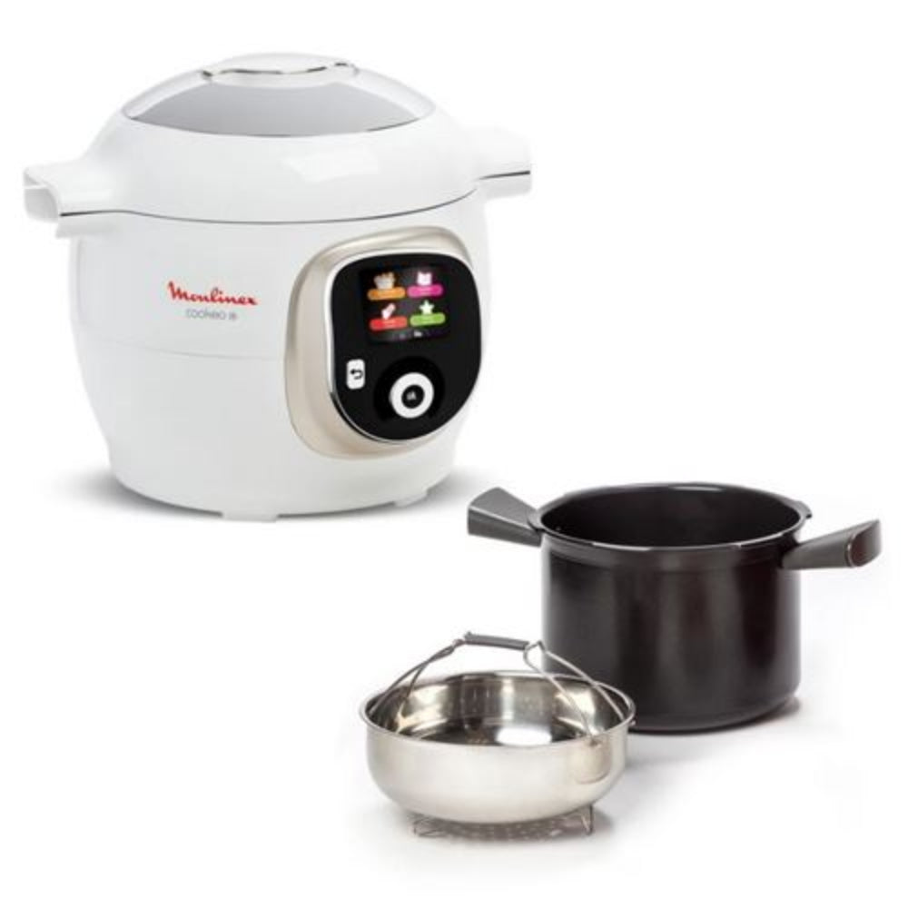 Moulinex Cookeo+ CE85BA10 – Multicuiseur Blanc 1600 W