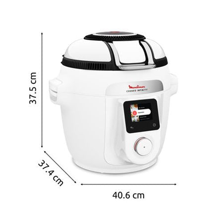 Moulinex Cookeo Infinity CE9721F0 – Multicuiseur Air Fryer Blanc 1600 W
