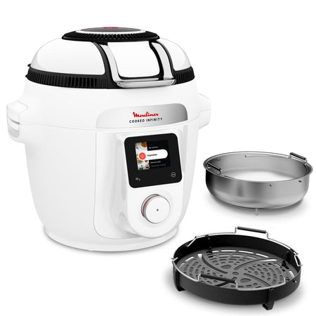 Moulinex Cookeo Infinity CE9721F0 – Multicuiseur Air Fryer Blanc 1600 W