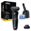 Rasoir électrique Braun Series 5 52-B7200cc – Étanche – Station SmartCare 4-en-1 – Noir