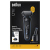 Rasoir électrique Braun Series 5 52-B7200cc – Étanche – Station SmartCare 4-en-1 – Noir