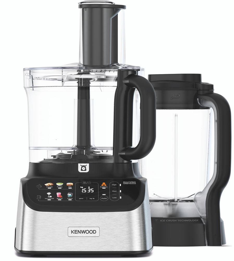 Kenwood MultiPro OneTouch FDM73.480SS – Robot Multifonction 1000 W Noir et Silver