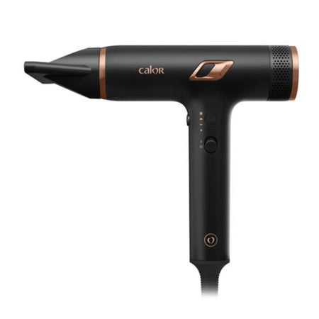 Calor Air Motion HY8310C0 Sèche-cheveux lissant 1700W ionique effet Coanda ultra léger 300 g noir or rose