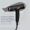 Calor Air Motion HY8310C0 Sèche-cheveux lissant 1700W ionique effet Coanda ultra léger 300 g noir or rose